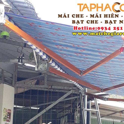 Mái hiên di động quay tay giá rẻ