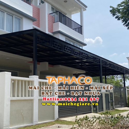 Mái nhựa Poly che hiên nhà