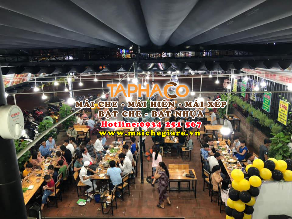 Mái che nhà hàng quán nhậu giá rẻ