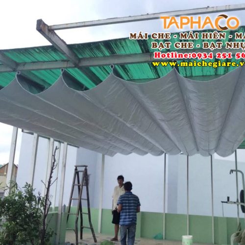Mái che sân thượng bền đẹp, giá rẻ