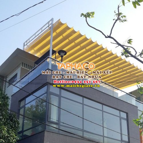Mái che sân thượng bền đẹp, giá rẻ