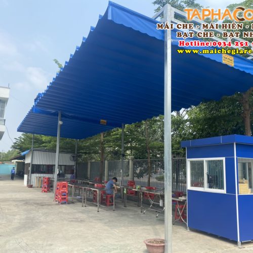 Mái che bạt xếp giá rẻ