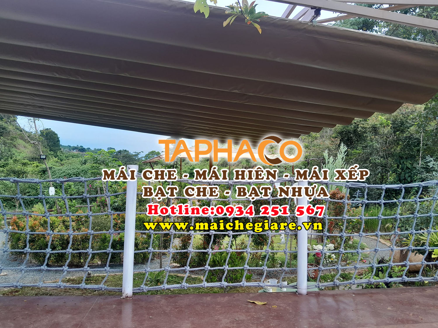 Mái che bạt xếp, mái bạt kéo giá rẻ