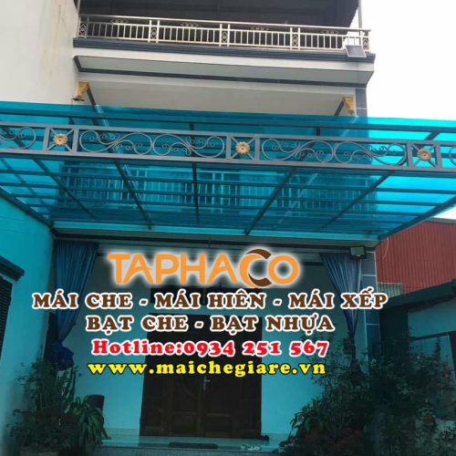 Mái hiên bằng nhựa Polycarbonate lấy sáng