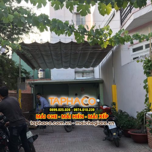 Mái che, mái xếp, bạt kéo, mái hiên di động giá rẻ