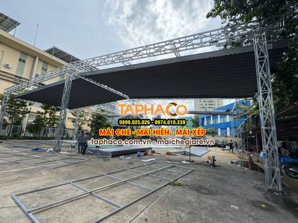 báo giá thi công sửa chữa mái hiên mái xếp , thay bạt tại TPHCM