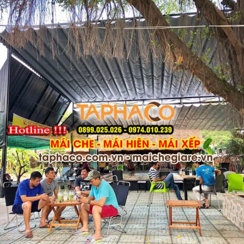 Mái che, mái xếp, bạt kéo, mái hiên di động giá rẻ