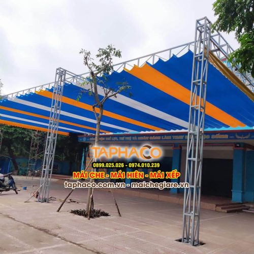 Mái hiên mái xếp di động ,.mái che giá rẻ TaPhaCo