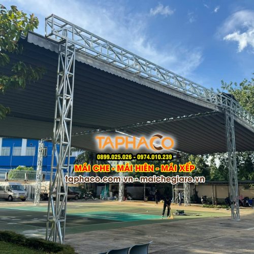 Mái hiên mái xếp di động ,.mái che giá rẻ TaPhaCo