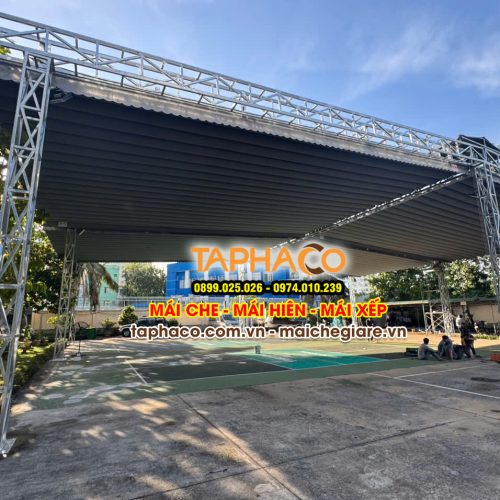Mái hiên mái xếp di động ,.mái che giá rẻ TaPhaCo