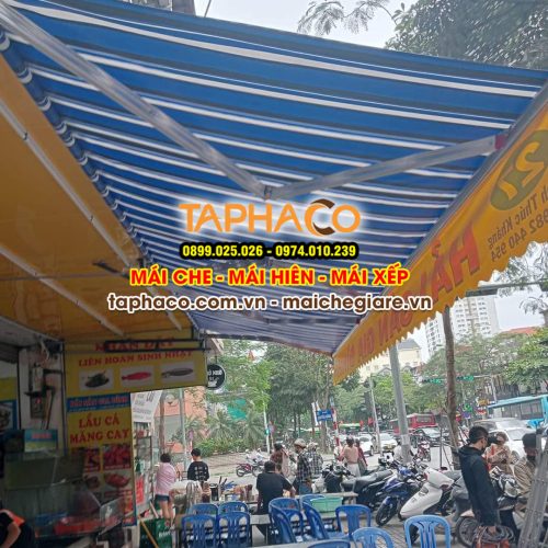 Mái hiên mái xếp di động giá rẻ ,.mái che TaPhaCo