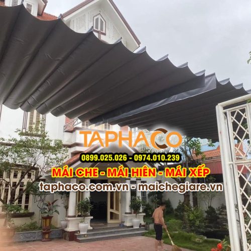 Mái hiên mái xếp di động giá rẻ ,.mái che TaPhaCo